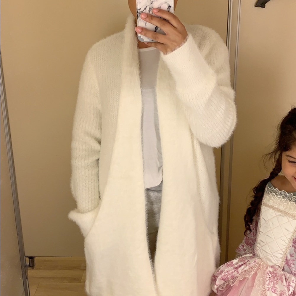 Soft Fuzzy Knit Cardigan!